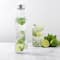 JoyJolt® 18oz. Spring Glass Fluted Water Bottles, 6ct.